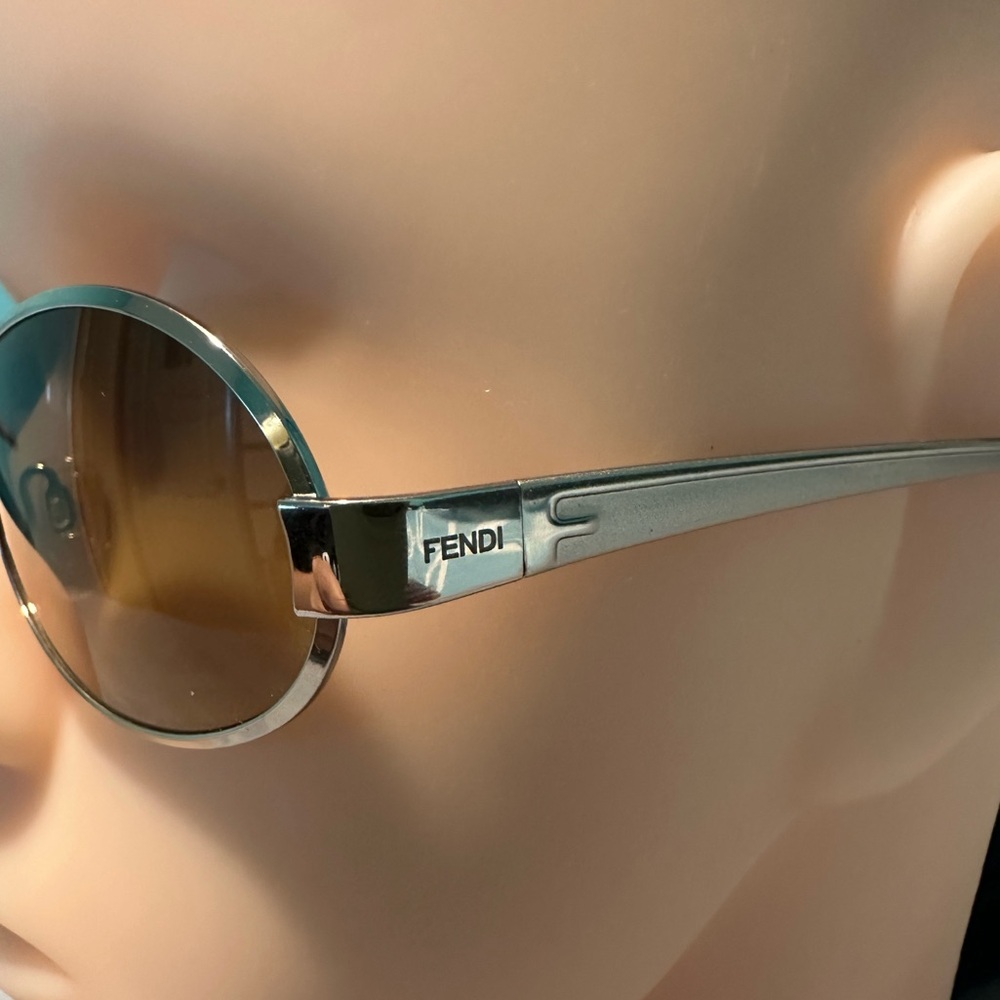 FENDI Palladium Silver Eyewear Frame